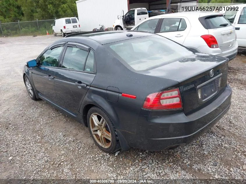 2007 Acura Tl 3.2 VIN: 19UUA66257A010992 Lot: 40306790