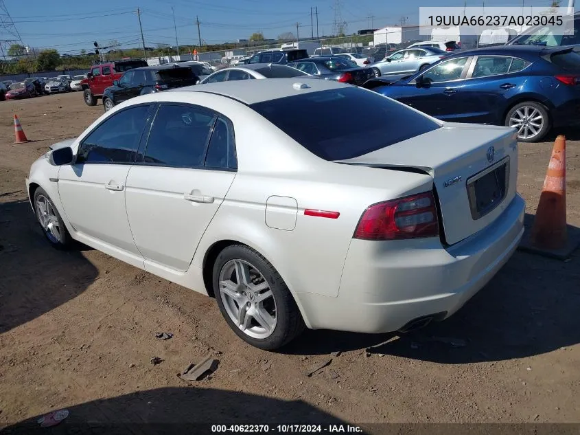 2007 Acura Tl 3.2 VIN: 19UUA66237A023045 Lot: 40622370