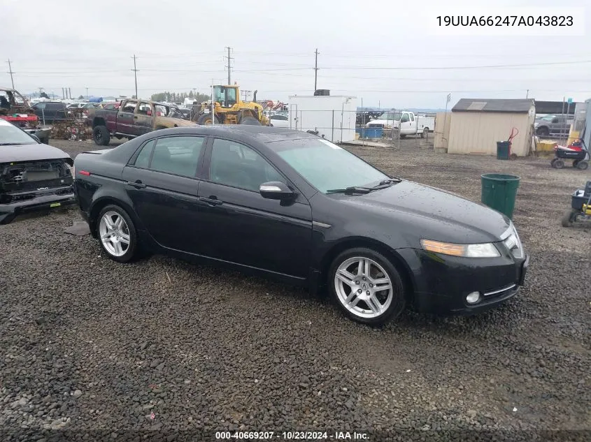 2007 Acura Tl 3.2 VIN: 19UUA66247A043823 Lot: 40669207