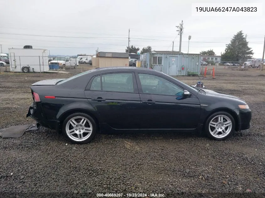 2007 Acura Tl 3.2 VIN: 19UUA66247A043823 Lot: 40669207