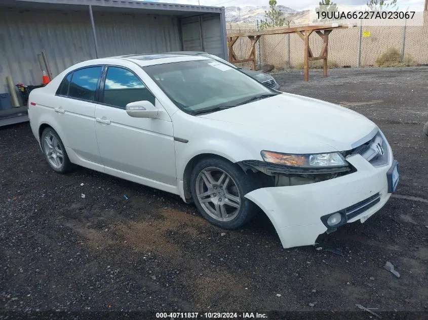 2007 Acura Tl 3.2 VIN: 19UUA66227A023067 Lot: 40711837