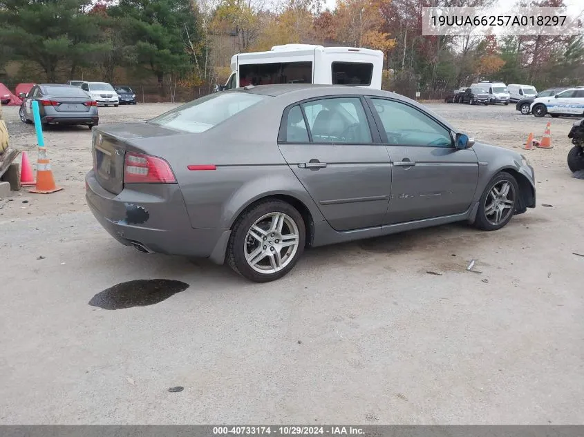 2007 Acura Tl 3.2 VIN: 19UUA66257A018297 Lot: 40733174