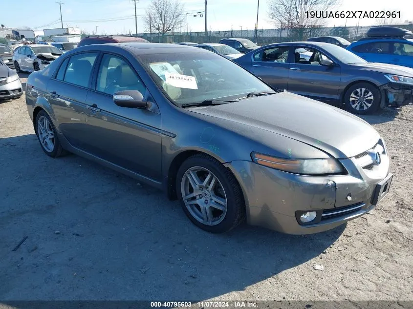 19UUA662X7A022961 2007 Acura Tl 3.2