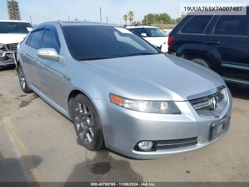 19UUA765X7A007487 2007 Acura Tl Type S