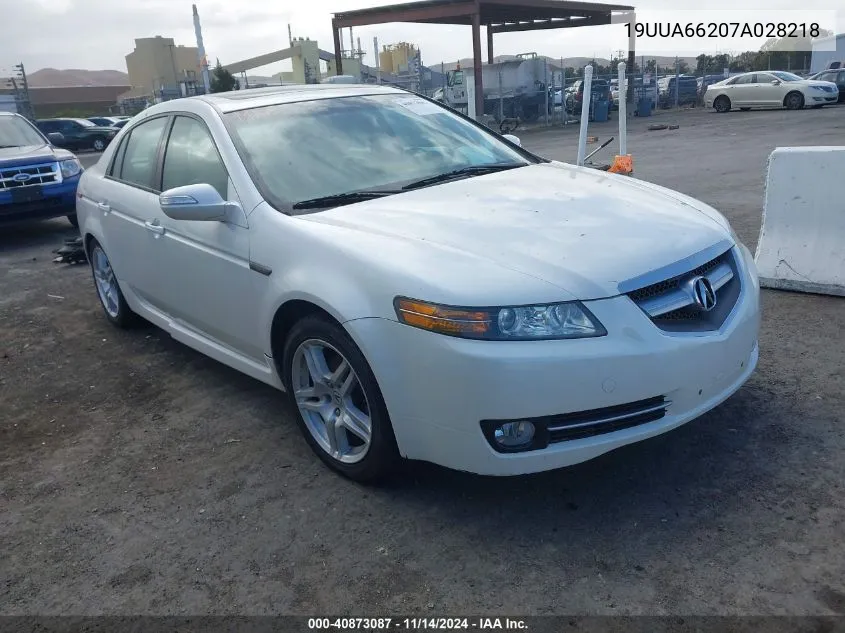 19UUA66207A028218 2007 Acura Tl 3.2