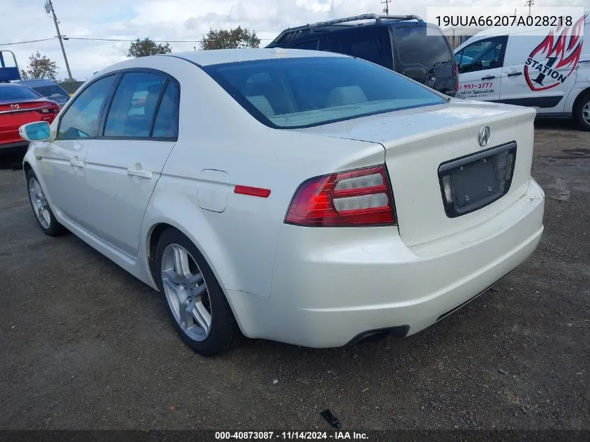 19UUA66207A028218 2007 Acura Tl 3.2