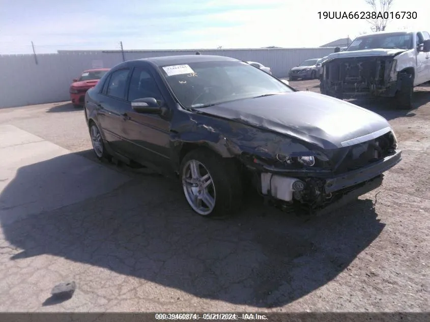 19UUA66238A016730 2008 Acura Tl 3.2