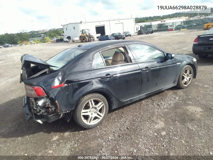 2008 Acura Tl 3.2 VIN: 19UUA66298A028879 Lot: 39752801