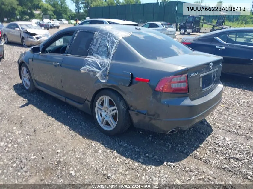 19UUA66228A038413 2008 Acura Tl 3.2