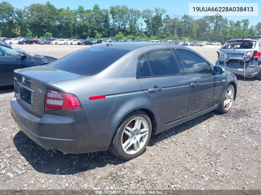 19UUA66228A038413 2008 Acura Tl 3.2