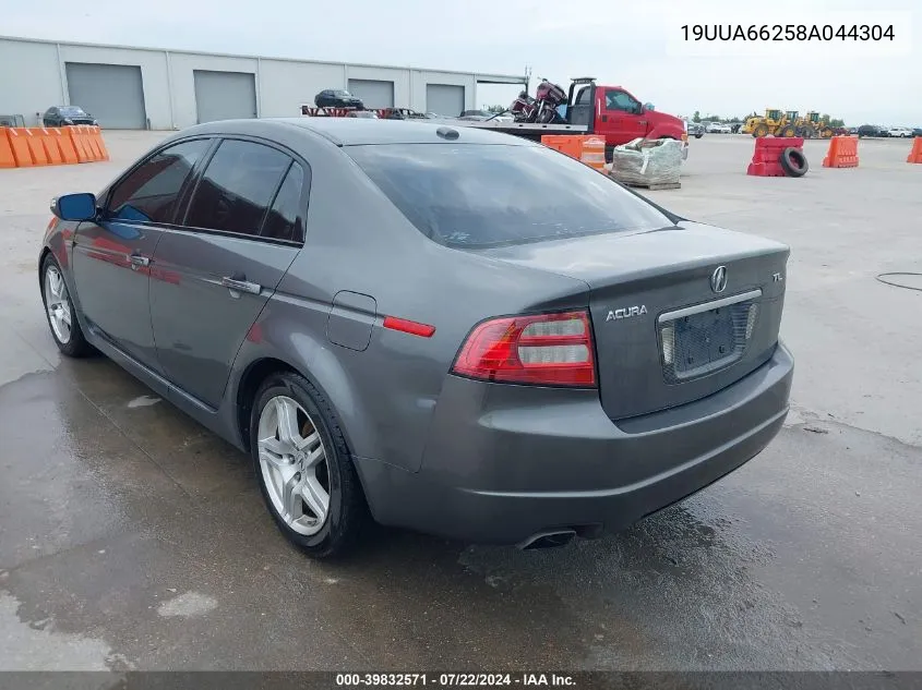 2008 Acura Tl 3.2 VIN: 19UUA66258A044304 Lot: 39832571