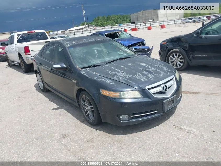 2008 Acura Tl 3.2 VIN: 19UUA66268A033019 Lot: 39900526