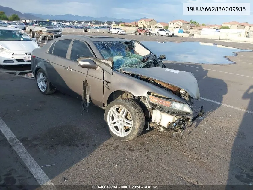 2008 Acura Tl 3.2 VIN: 19UUA66288A009935 Lot: 40049794