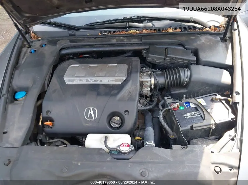 19UUA66208A043254 2008 Acura Tl 3.2