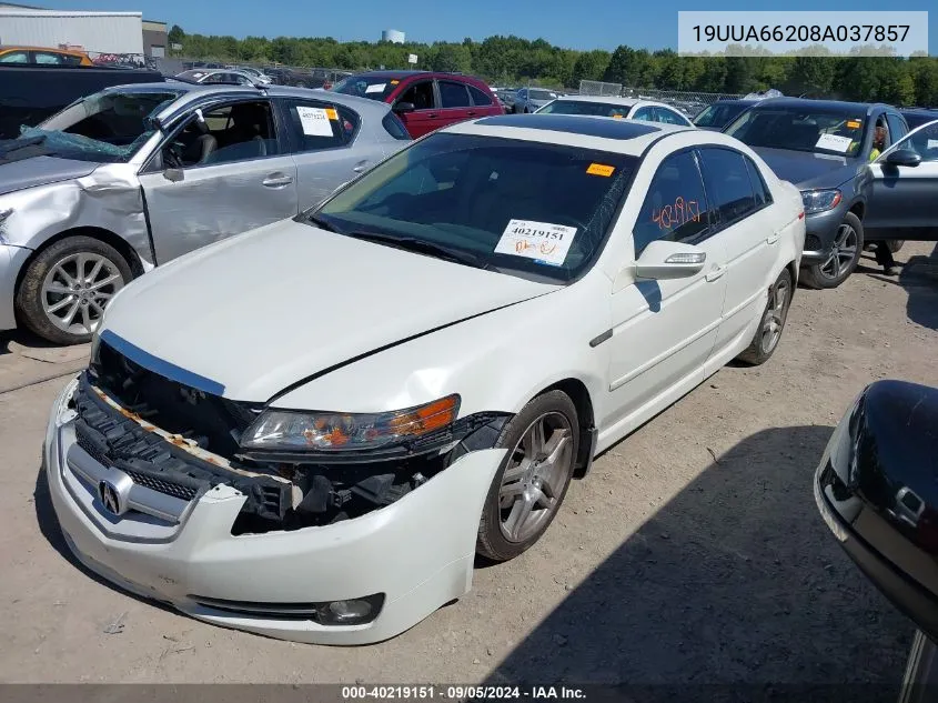 19UUA66208A037857 2008 Acura Tl 3.2