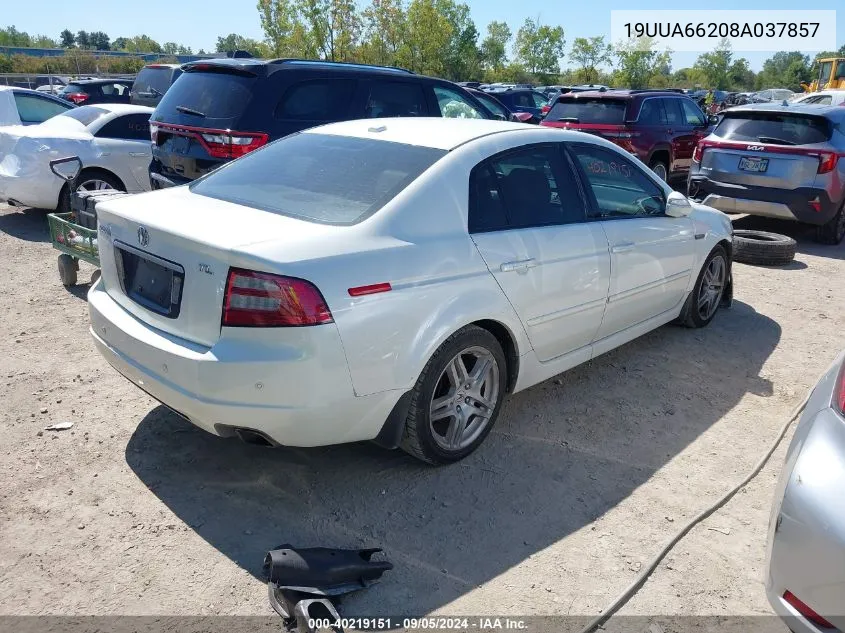 19UUA66208A037857 2008 Acura Tl 3.2