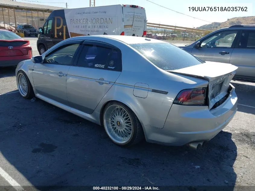 19UUA76518A035762 2008 Acura Tl Type S