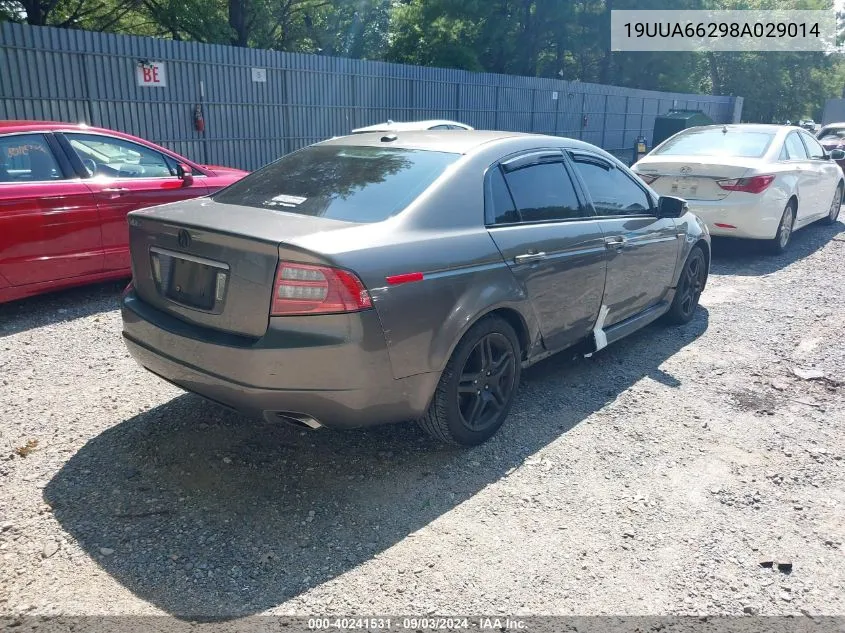 2008 Acura Tl 3.2 VIN: 19UUA66298A029014 Lot: 40241531