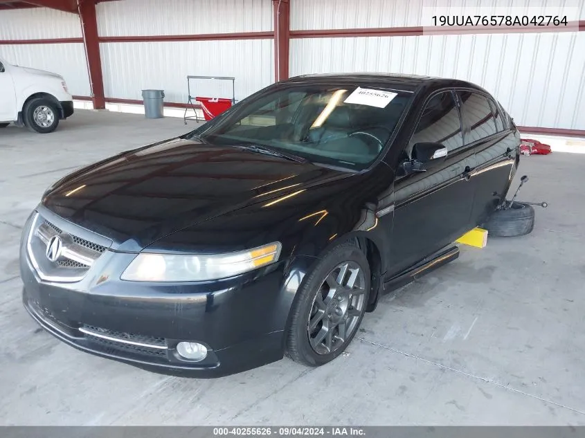 19UUA76578A042764 2008 Acura Tl Type S