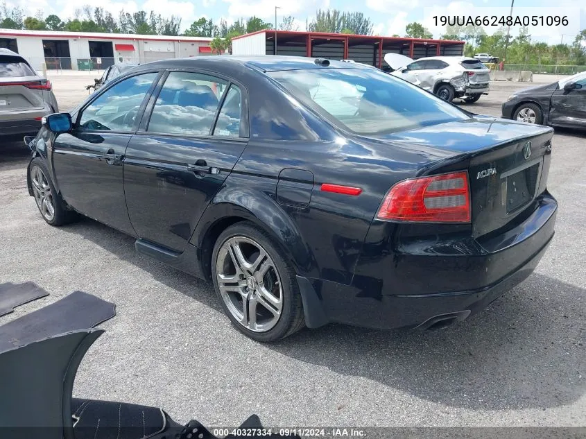 19UUA66248A051096 2008 Acura Tl 3.2