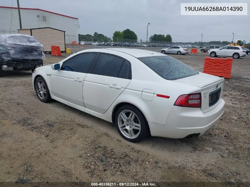 2008 Acura Tl VIN: 19UUA66268A014390 Lot: 40336211