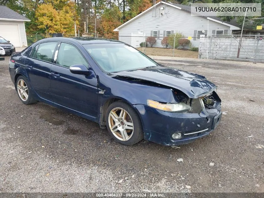 2008 Acura Tl 3.2 VIN: 19UUA66208A010710 Lot: 40404337