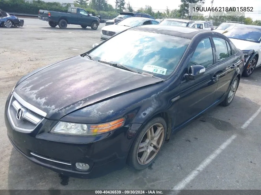 2008 Acura Tl 3.2 VIN: 19UUA66218A015852 Lot: 40436539