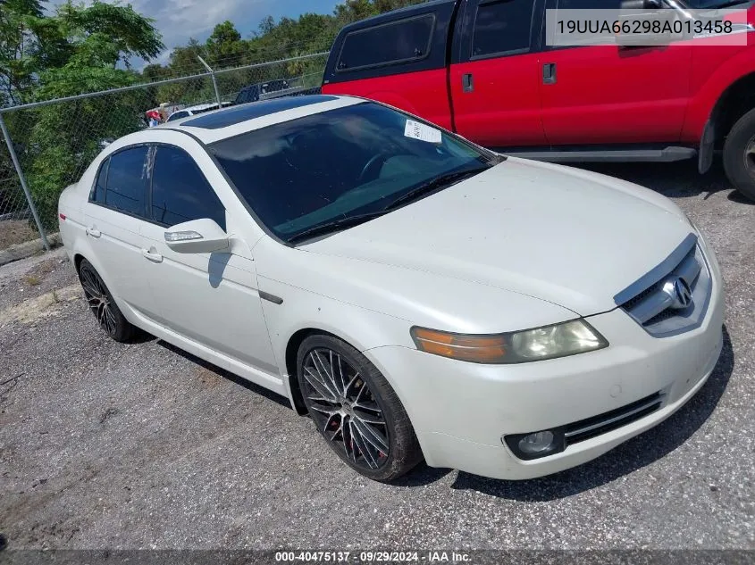 2008 Acura Tl VIN: 19UUA66298A013458 Lot: 40475137