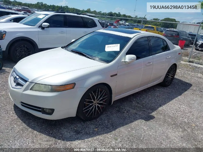 2008 Acura Tl VIN: 19UUA66298A013458 Lot: 40475137