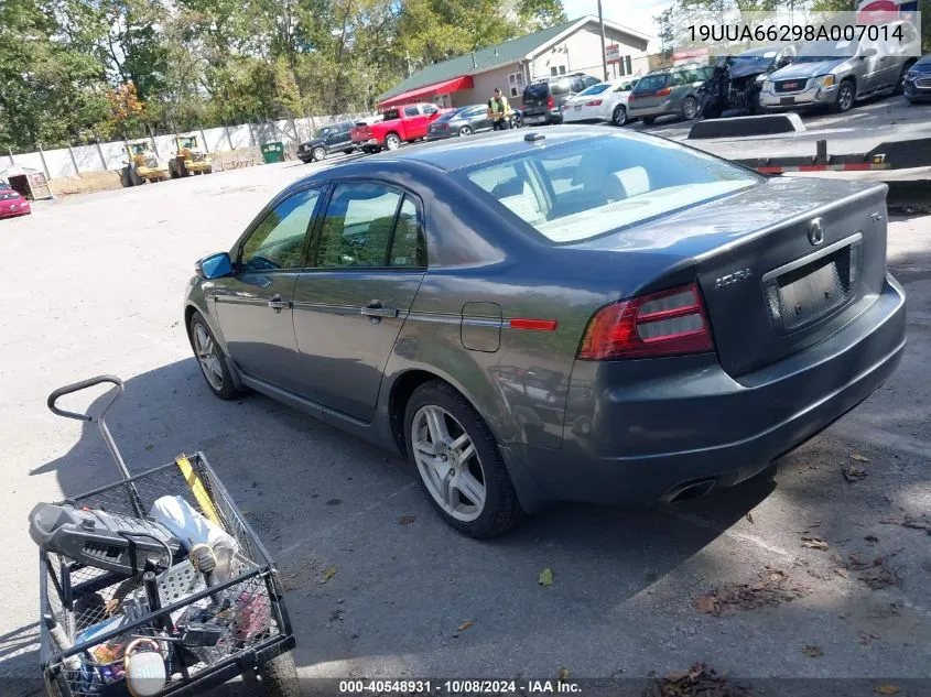 2008 Acura Tl 3.2 VIN: 19UUA66298A007014 Lot: 40548931