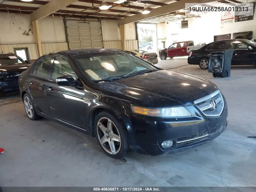 2008 Acura Tl 3.2 VIN: 19UUA66258A013313 Lot: 40636871