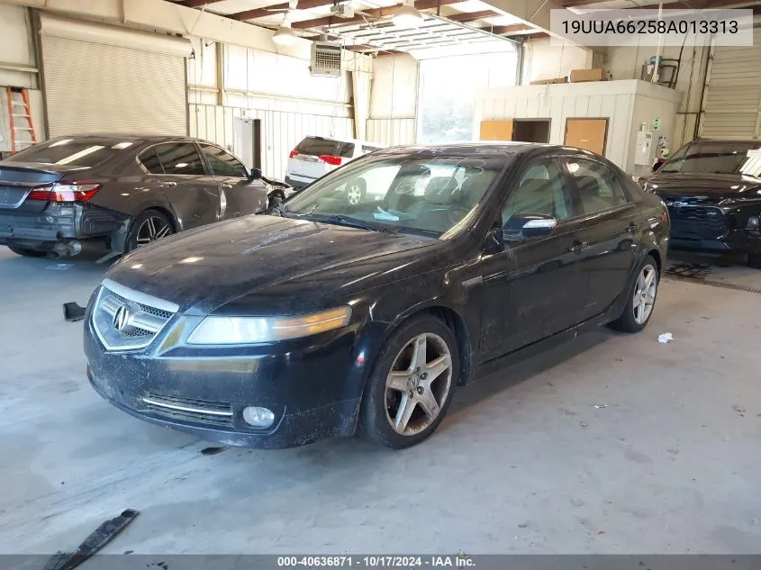 2008 Acura Tl 3.2 VIN: 19UUA66258A013313 Lot: 40636871