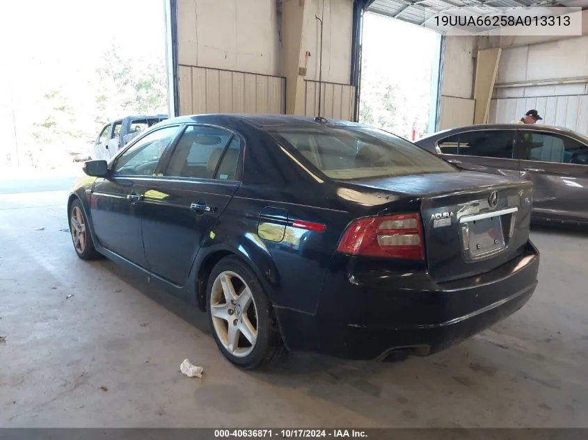 2008 Acura Tl 3.2 VIN: 19UUA66258A013313 Lot: 40636871