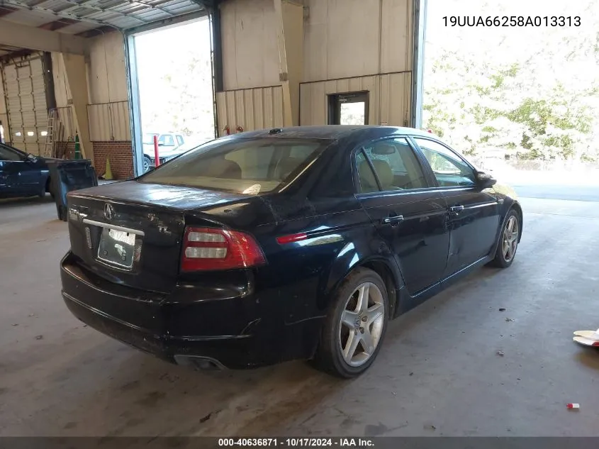 2008 Acura Tl 3.2 VIN: 19UUA66258A013313 Lot: 40636871