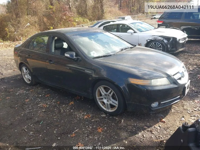 2008 Acura Tl 3.2 VIN: 19UUA66268A042111 Lot: 40813857