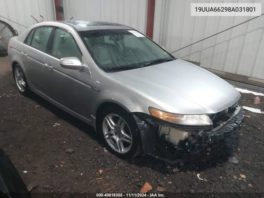 19UUA66298A031801 2008 Acura Tl 3.2