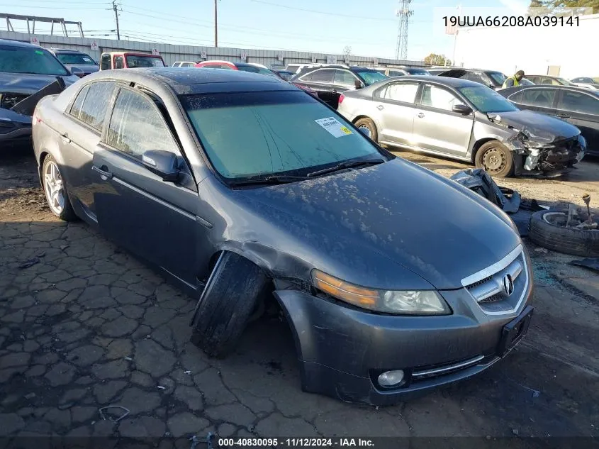 19UUA66208A039141 2008 Acura Tl 3.2