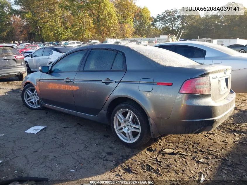 19UUA66208A039141 2008 Acura Tl 3.2