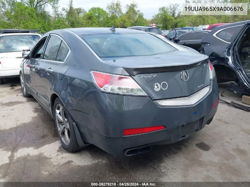 2009 Acura Tl 3.7 VIN: 19UUA965X9A006676 Lot: 39279218