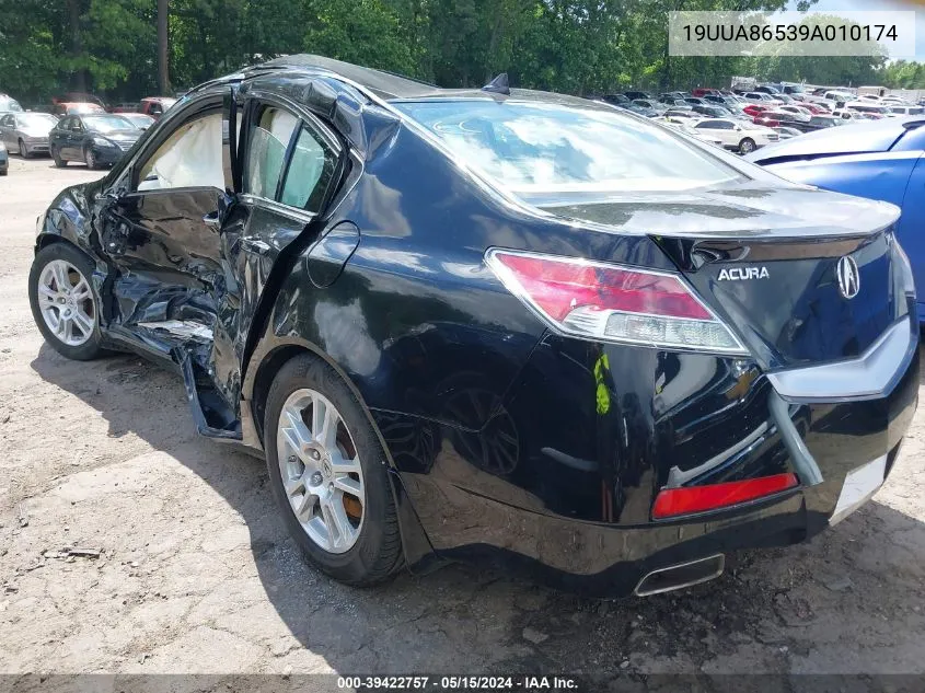 2009 Acura Tl 3.5 VIN: 19UUA86539A010174 Lot: 39422757