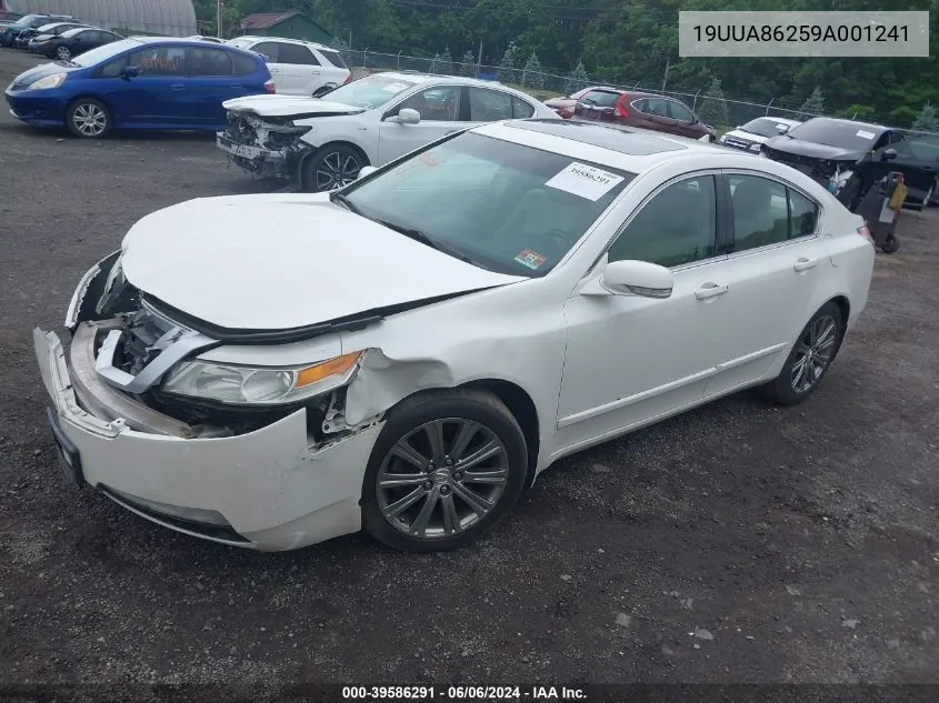 2009 Acura Tl 3.5 VIN: 19UUA86259A001241 Lot: 39586291