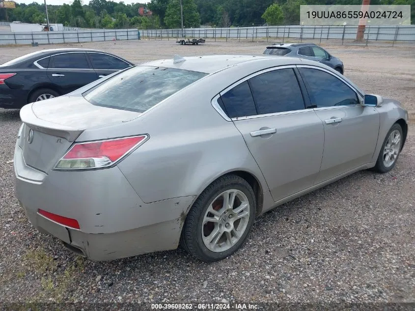 2009 Acura Tl 3.5 VIN: 19UUA86559A024724 Lot: 39608262