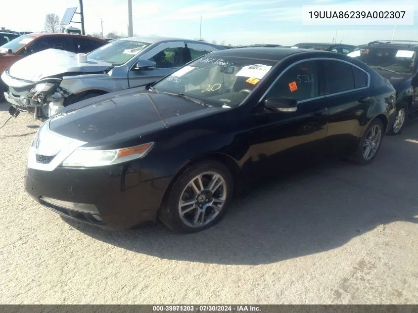 2009 Acura Tl 3.5 VIN: 19UUA86239A002307 Lot: 39971203