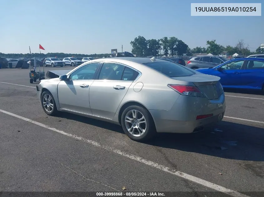 19UUA86519A010254 2009 Acura Tl 3.5