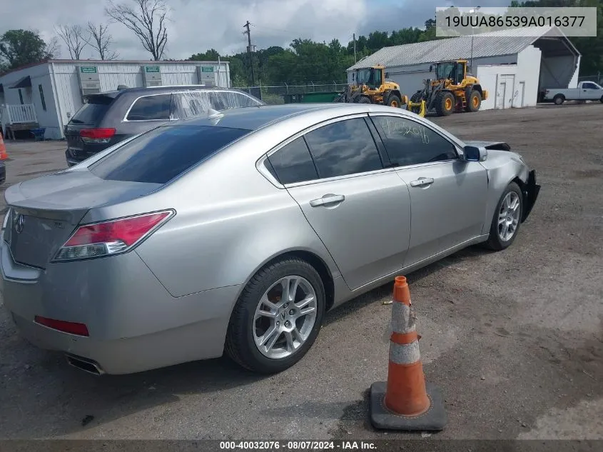 19UUA86539A016377 2009 Acura Tl 3.5