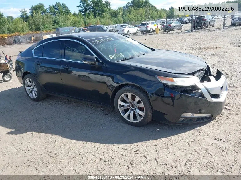 2009 Acura Tl 3.5 VIN: 19UUA86229A002296 Lot: 40198118