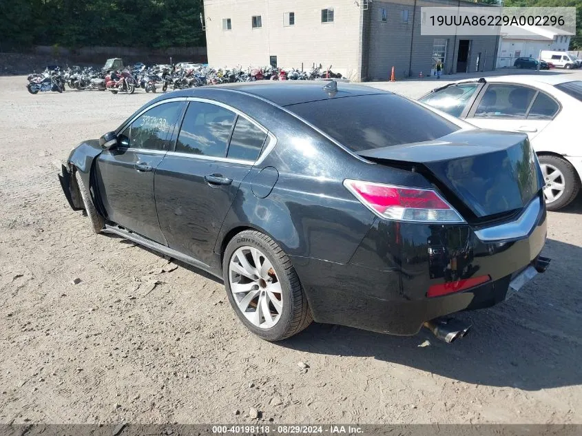 2009 Acura Tl 3.5 VIN: 19UUA86229A002296 Lot: 40198118