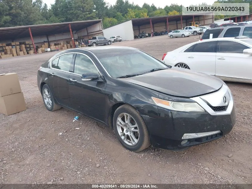 19UUA86569A020343 2009 Acura Tl 3.5