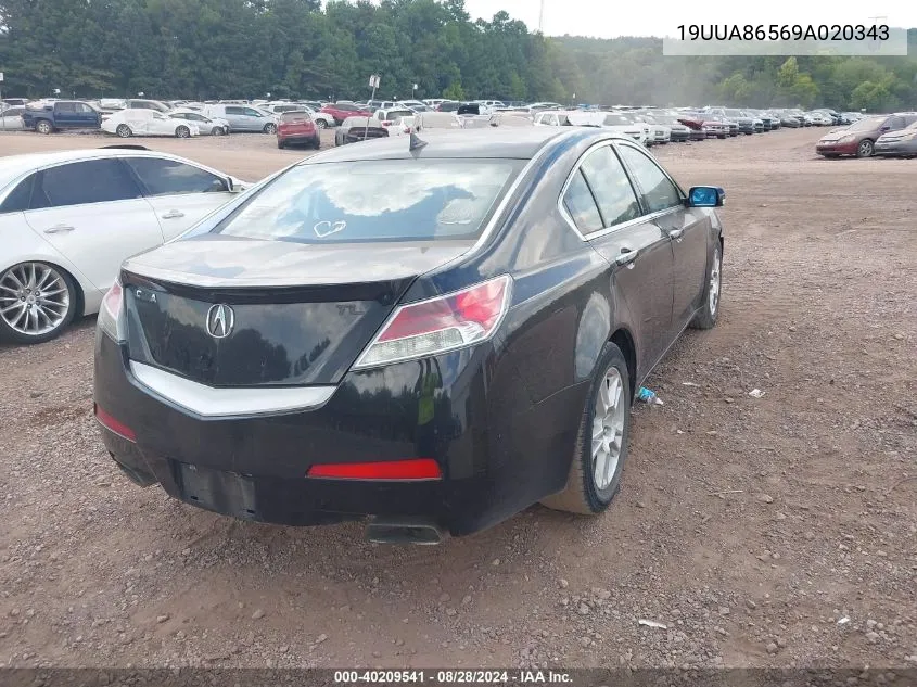 19UUA86569A020343 2009 Acura Tl 3.5