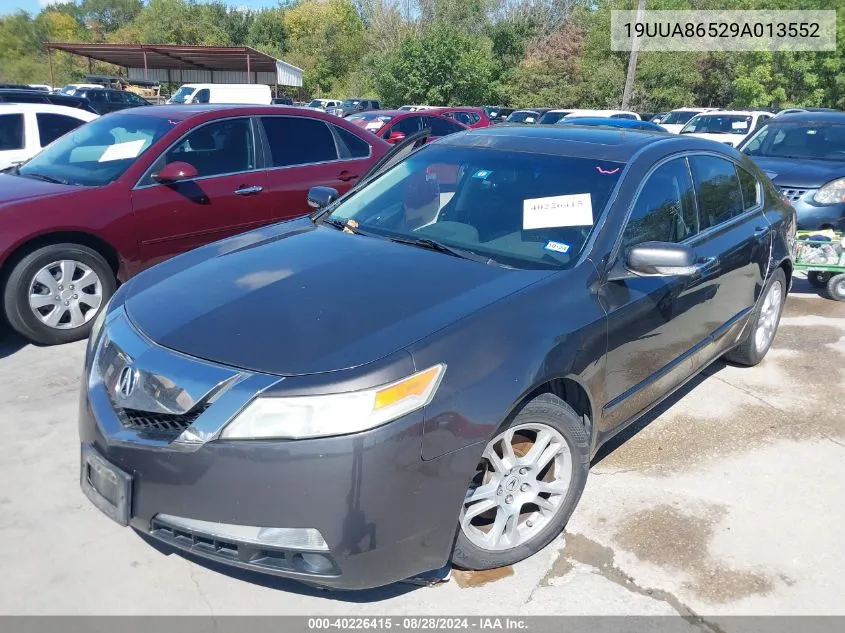 2009 Acura Tl 3.5 VIN: 19UUA86529A013552 Lot: 40226415